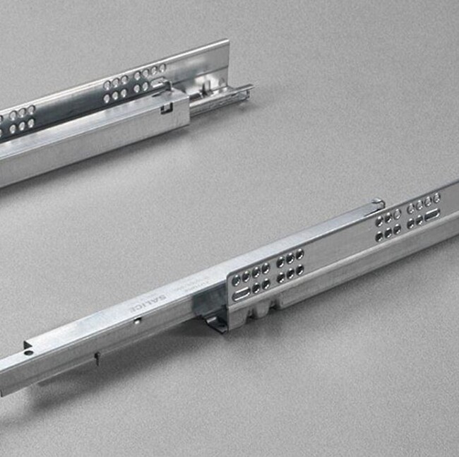 Reliable cabinet drawer slides from Kipco Hardware in Kitchener, Ontario.