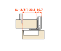 1 3/8" Overlay - Zero Protrusion