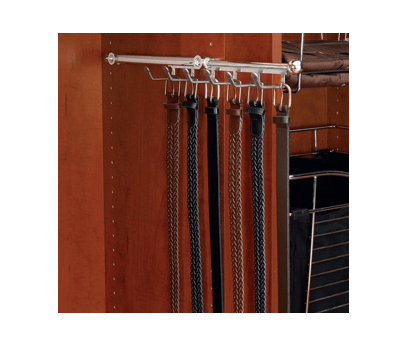 Rev-A-Shelf - 14" Chrome Belt/Scarf/Tie Organizer Designer Series Pullout