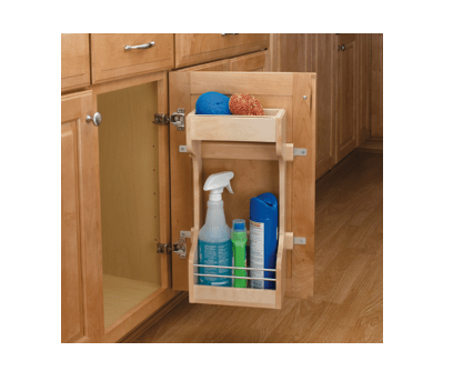 Rev-A-Shelf - 16-1/2" Maple Door Storage Cleaning Organizer