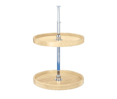 Rev-A-Shelf - 22" Maple Full Circle Wood Classic 2 Shelf (w/Hardware)