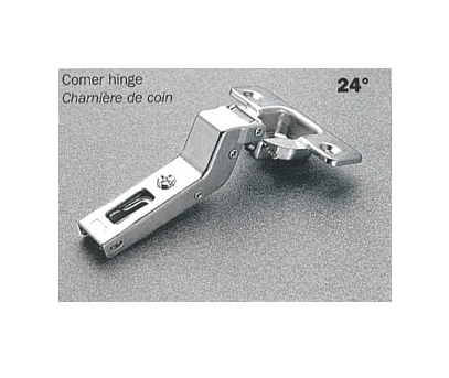 Salice - 24° Angle Screw-on Self-Close Clip-on Hinge