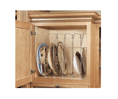 Rev-A-Shelf - 597 - Chrome Tray Divider 12‚Äù High with Clips