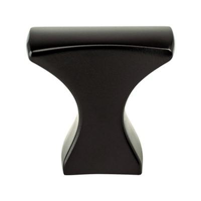 Aspire - Square Knob 1-1/4in x 3/4in Matte Black