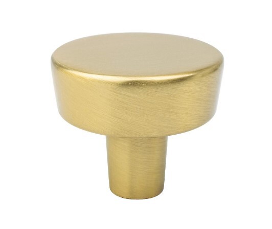 Brookridge Knob Round Modern Brushed Gold