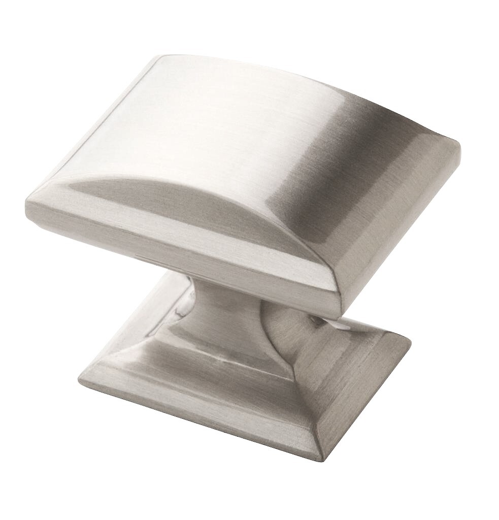Candler Knob 1-1/4" SQ Knob - Satin Nickel