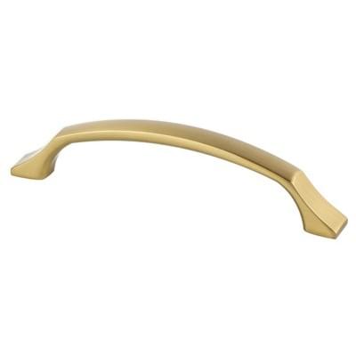 Century Edge Pull 128mm CC Brushed Gold Bar Pull