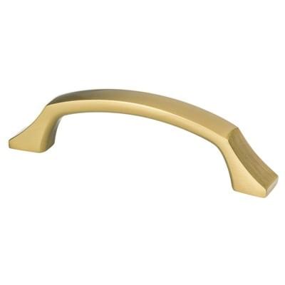 Century Edge Pull 96mm CC Brushed Gold Bar Pull