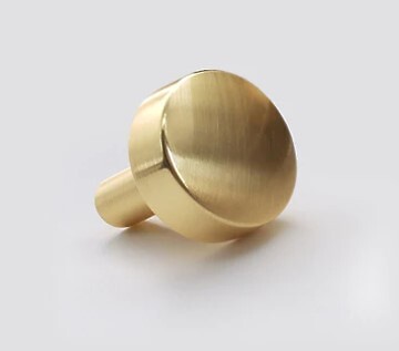 Cliffside Knob Brushed Brass