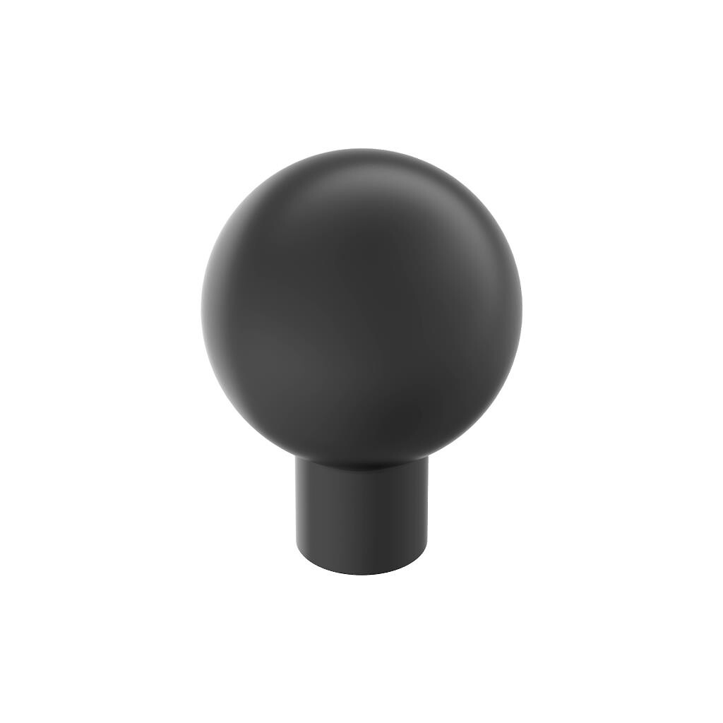 Coble Knob 1-1/8 inch Matte Black