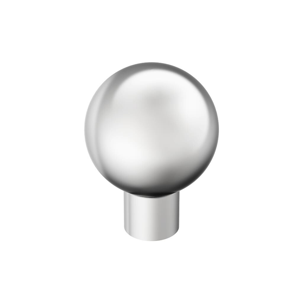 Coble Knob 1-1/8 inch Polished Chrome