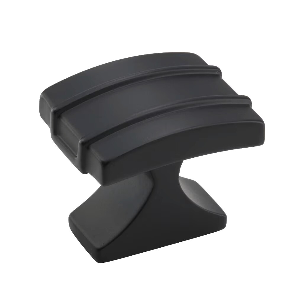 Davenport - Rectangle Knob 1-1/4" x 1" - Matte Black