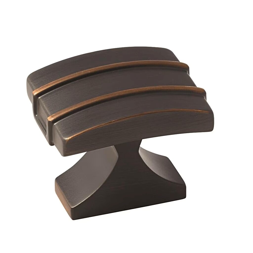 Davenport - Rectangle Knob 1-1/4" x 1" - Oil-Rubbed Bronze