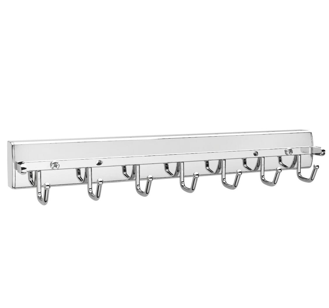 Rev-A-Shelf - Deluxe Pop-Out Belt Rack - Chrome