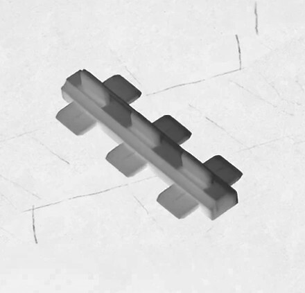 Drawer Divider - 3 Way Connector - Grey