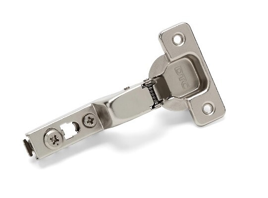 DTC C82 Hinge, 110°, Inset, Soft-Close, Screw-On