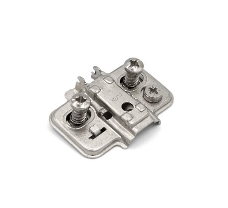 DTC C82 Hinge Plate, 2mm, Clip-on Cam Euroscrews