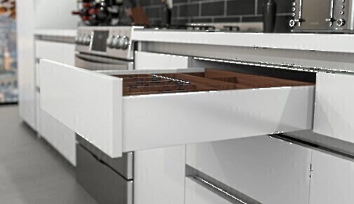 DTC Legacy Endura Drawer 88mm H x 600mm L - Silk White