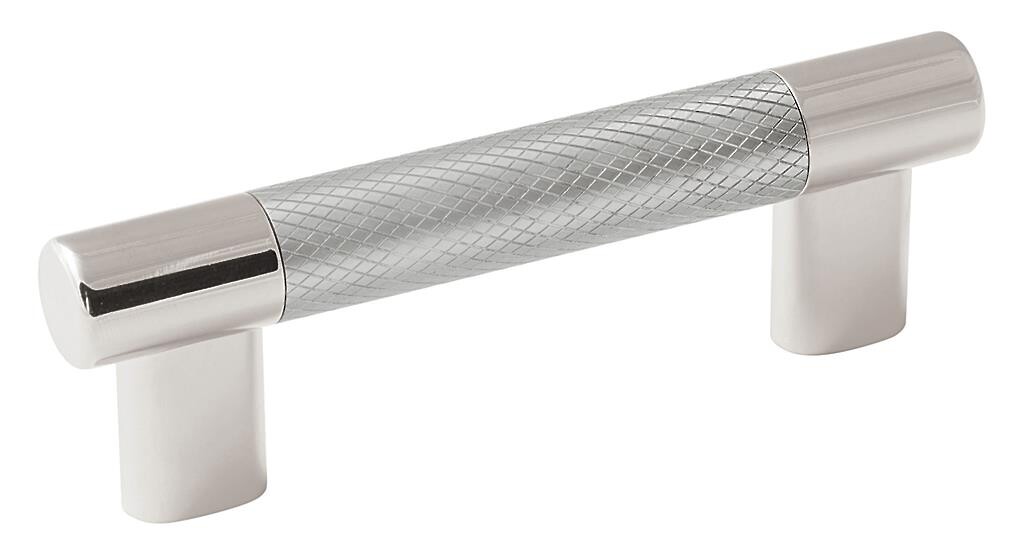 Esquire 76 / 96mm Pull - Polished Nickel / Stainless Steel