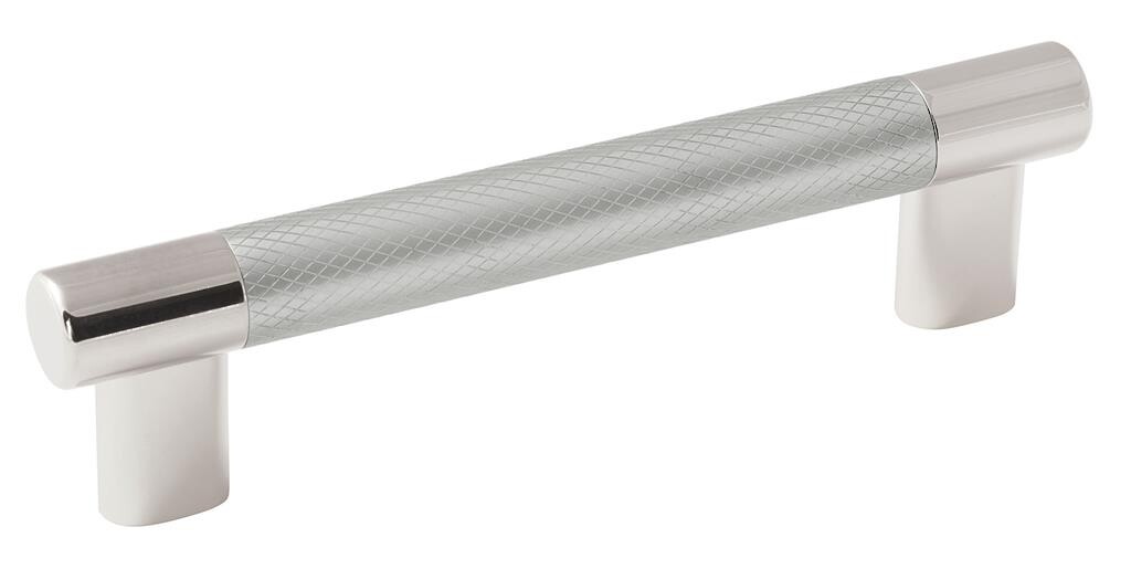 Esquire 5 1/16" (128mm) CTC Pull - Polished Nickel/Stainless Steel