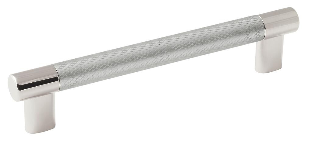 Esquire 160mm Pull - Polished Nickel / Stainless Steel