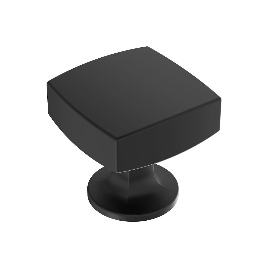 Everett Square Knob Matte Black