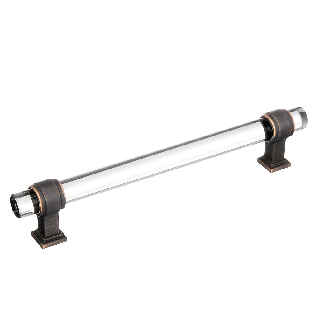 Glacio 160mm CC Pull Clear/Oil-Rubbed Bronze