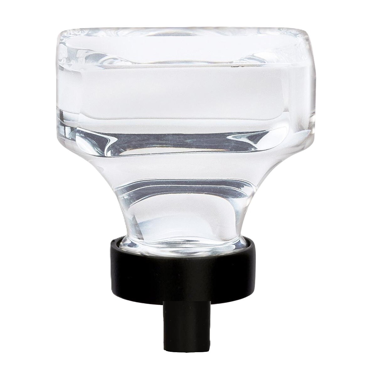 Glacio 35mm Length Knob Clear/Black Bronze