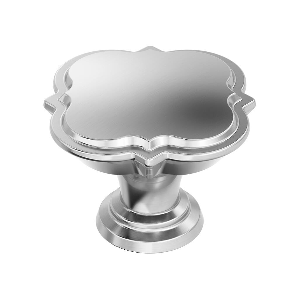 Grace Revitalize 44mm Floral Knob - Polished Chrome