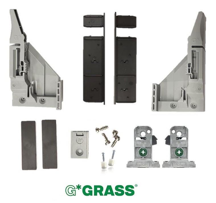 Grass - Vionaro Accessory Set for Inset Front Panel - 185mm Graphite