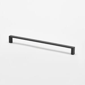 Haliburton - 256mm CC Thin Square Pull, Matte Black