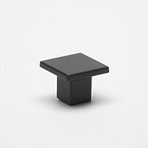 Haliburton - 30mm Square Knob Matte Black