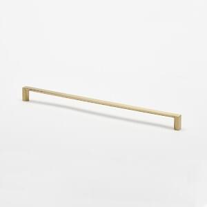 Haliburton - 320mm CC Thin Square Pull, Brushed Brass