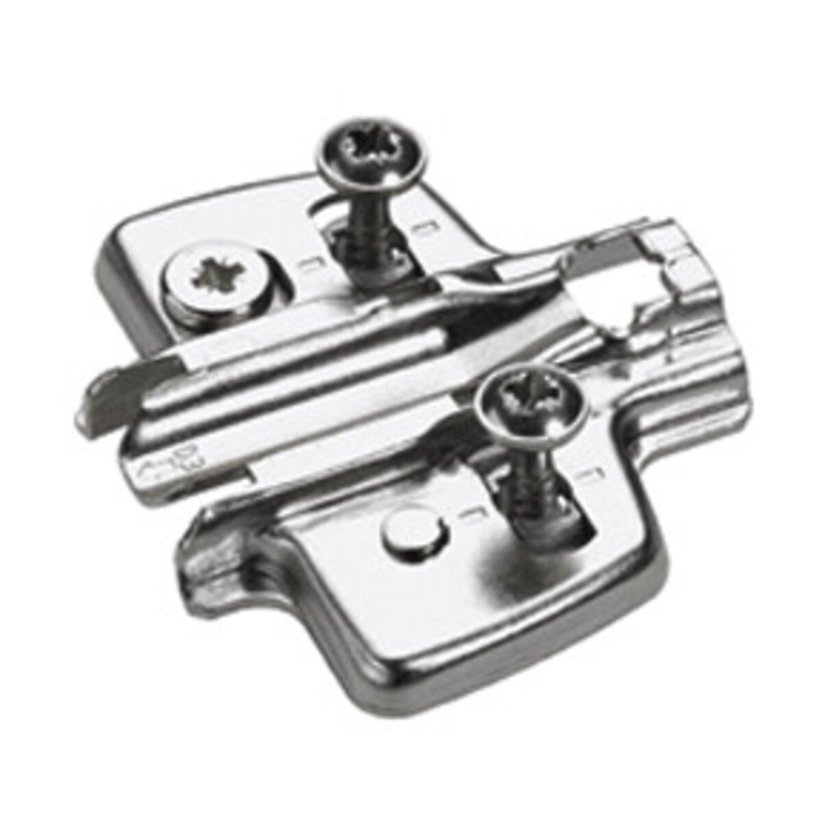 Hettich Cross Mounting Plate - 5MM - Premounted 5mm Expando Dowels