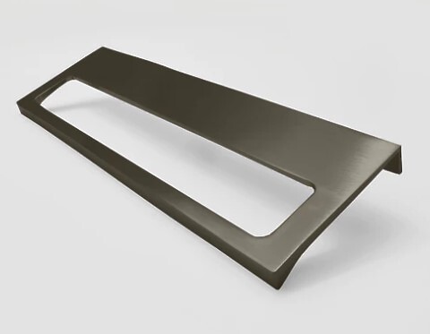 Horizon Edge Pull - 128mm Brushed Black Stainless Steel