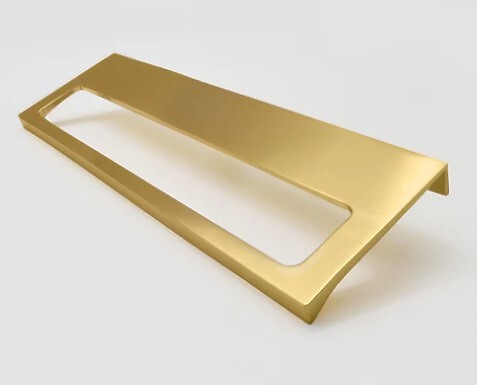 Horizon Edge Pull - 128mm Brushed Brass