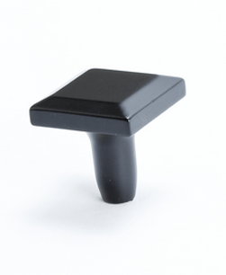 Metro - Knob 1-3/16" x 1-3/16" SQ Knob Matte Black