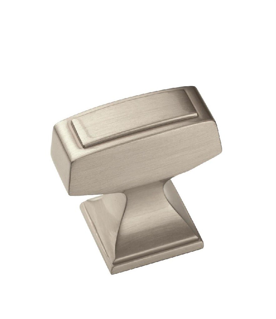 Mullholland 1-1/4" SQ Knob Satin Nickel