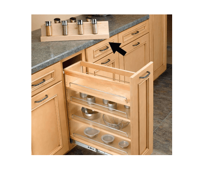 Rev-A-Shelf - Optional 11" Spice Rack Insert Sink & Base Accessories