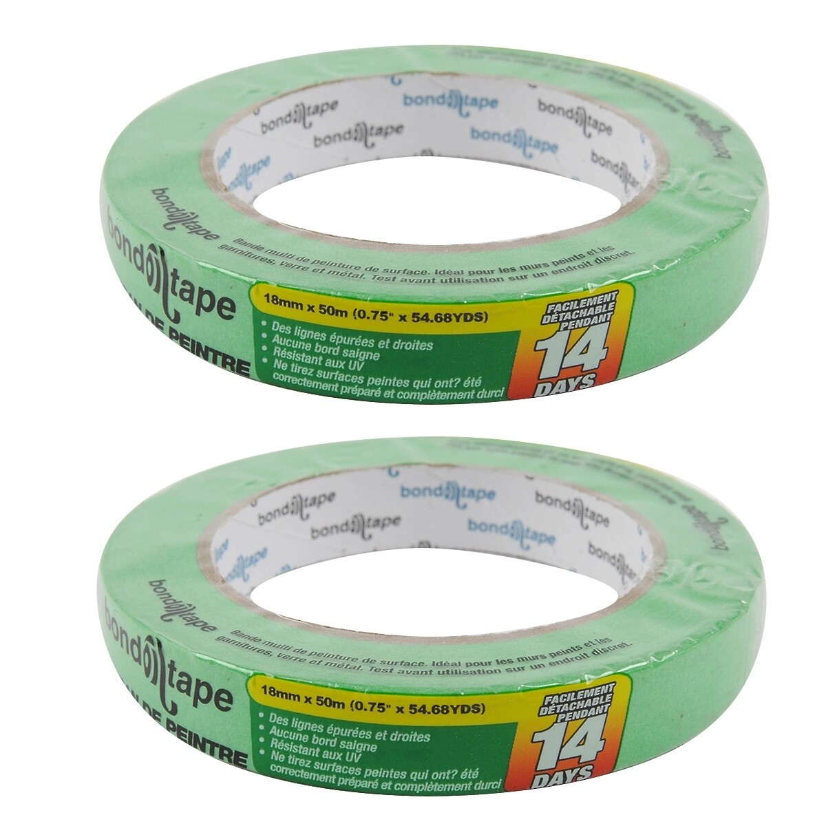 Painters Tape 18mm x 50m Green