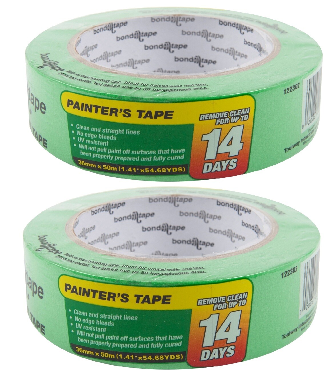 Painters Tape 36mm x 50m Green