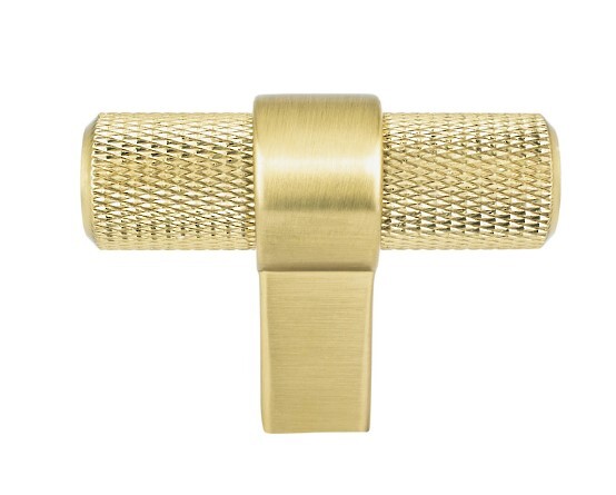 Radial Reign Knob Modern Brushed Gold