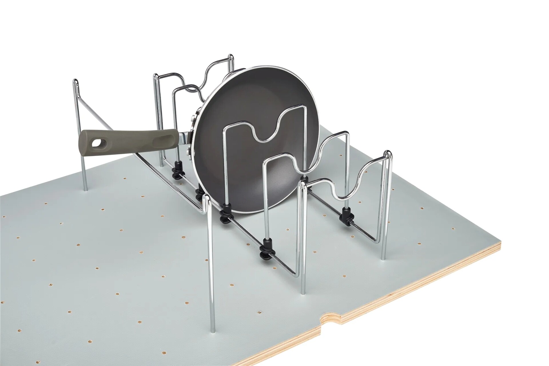 Rev-A-Shelf - Accessories Peg Board Stainless Steel Pot/Pan Organizer for Drawers