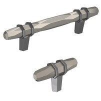 Satin Nickel / Black Chrome