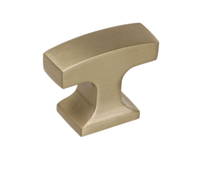 Westerly - Knob 1-5/16" SQ Knob Golden Champagne