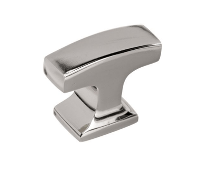 Westerly - Knob 1-5/16" SQ Knob Polished Nickel